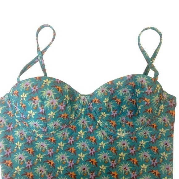 MOTT50 Royal Orchid One Piece Swimsuit - Picture 3 of 7